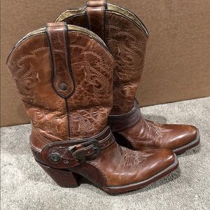 Corral Brown Heeled Boots